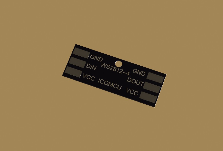 x显示灯WS2812-4icqmcu