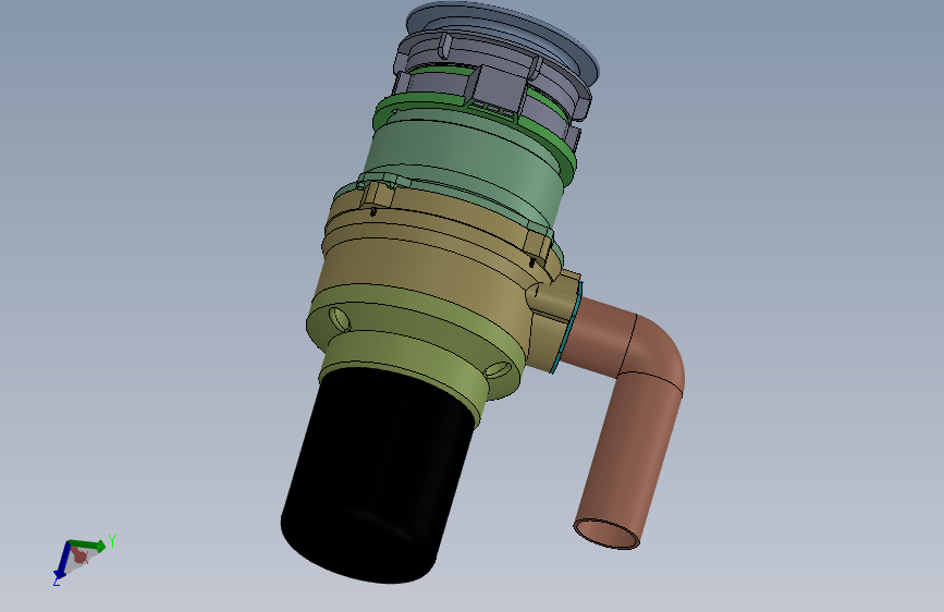 家用小型厨余垃圾粉碎机结构设计