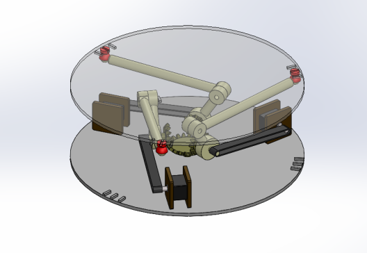 1自由度并联平台