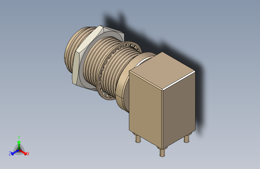 B2000843-安费诺射频N型非密封直角板式同轴电缆连接器