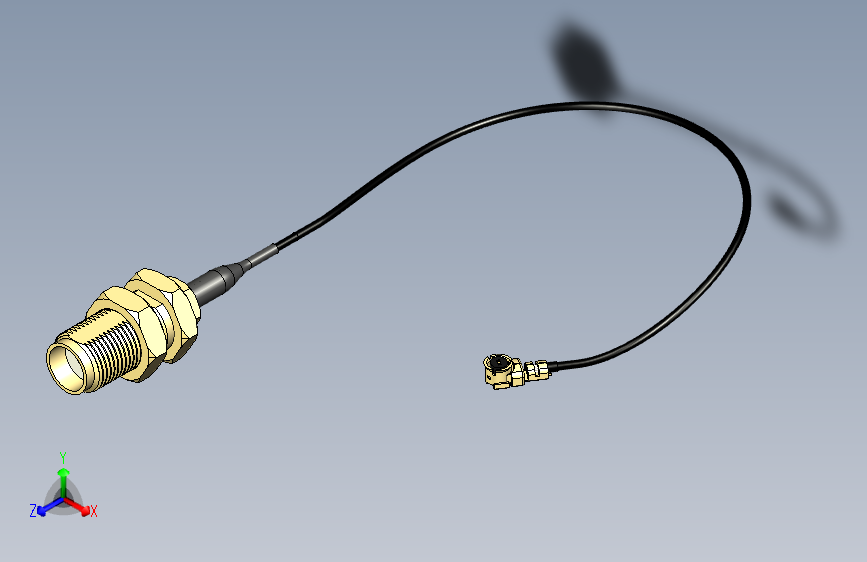 B2000852-BD11ACS01ASMA同轴直型舱壁适配器