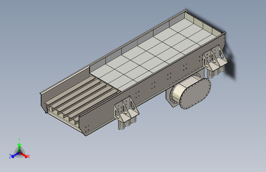 B2000879-振动岩石给料机和料仓（Grizzly给料机）4500x1100