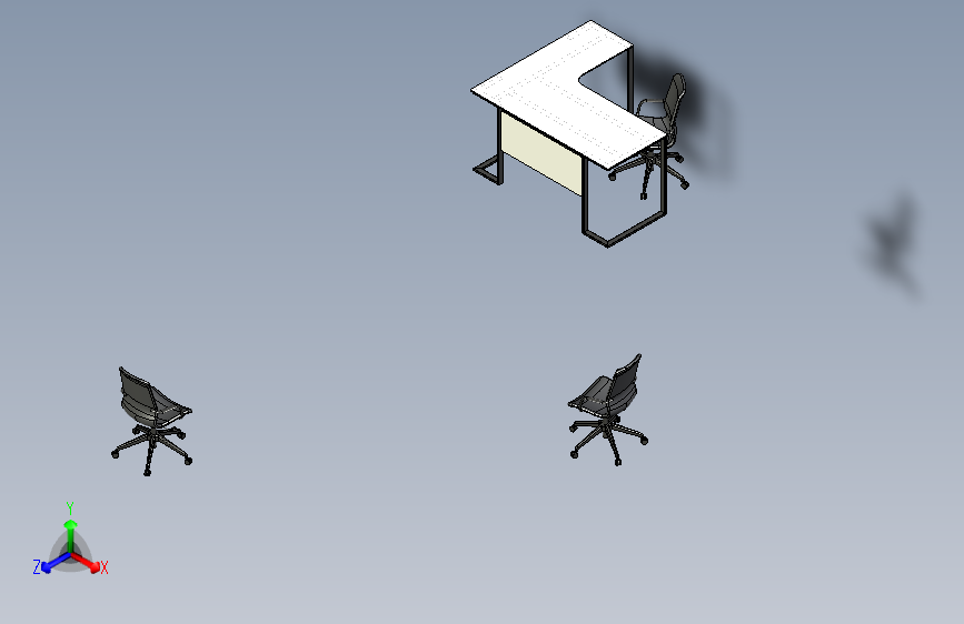 B2000924-办公室桌椅