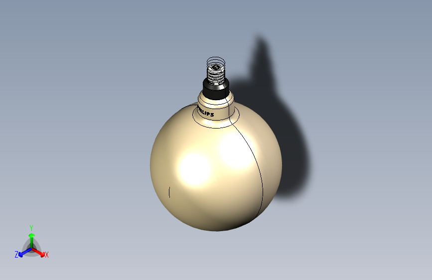 B2000955-复古LED灯泡飞利浦Ø200毫米