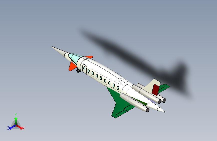 B3000727-超音速商务喷气机