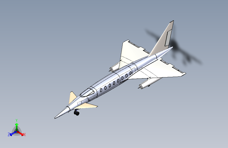 B3000719-超音速商务喷气机 v2
