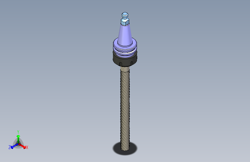 B3000800-8英寸长的铣刀带刀柄