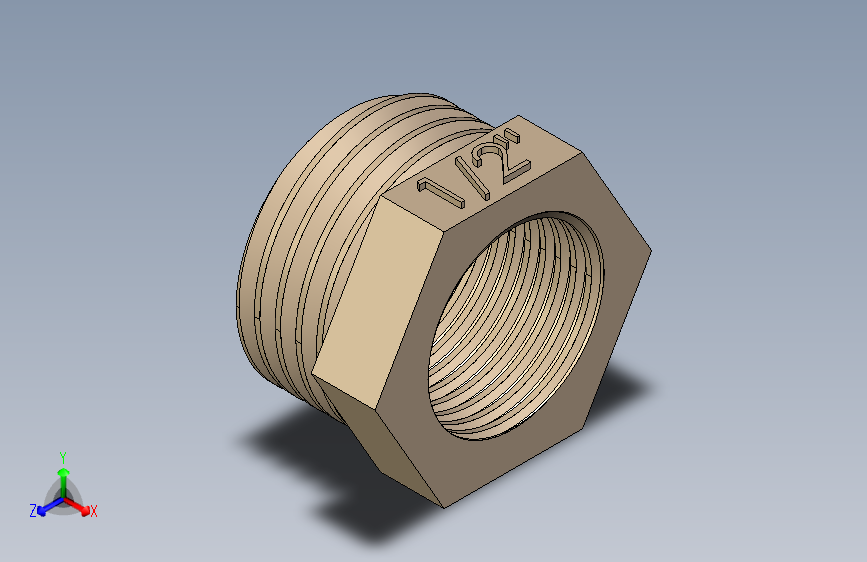 B3000828-管接头变径补芯4分变3分内丝