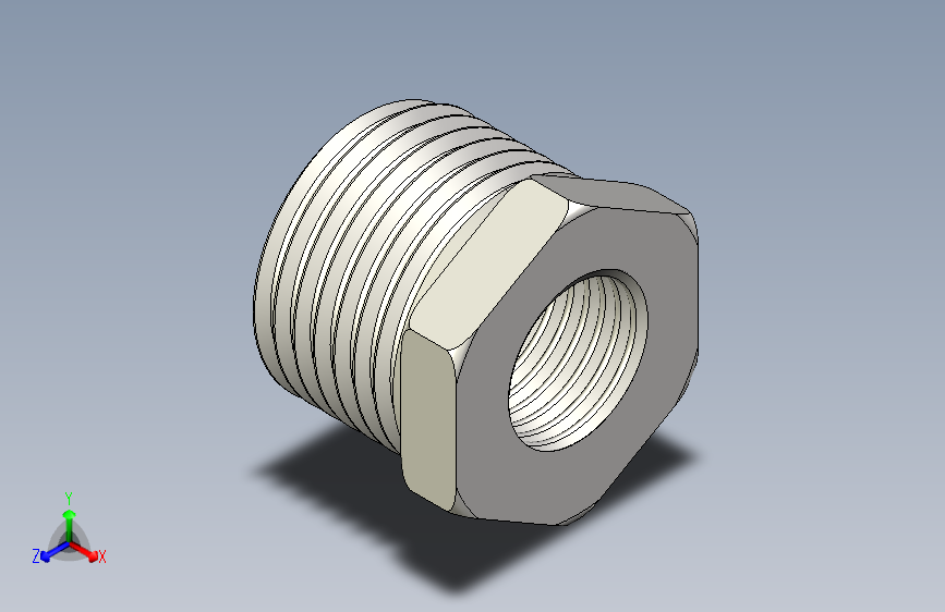 B3000854-管接头补芯变径4分变2分内丝