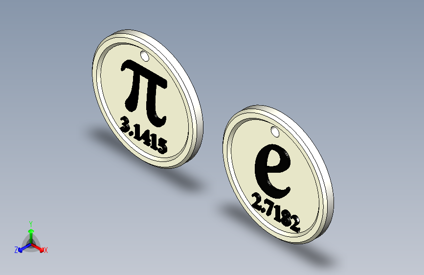 数学钥匙扣吊坠