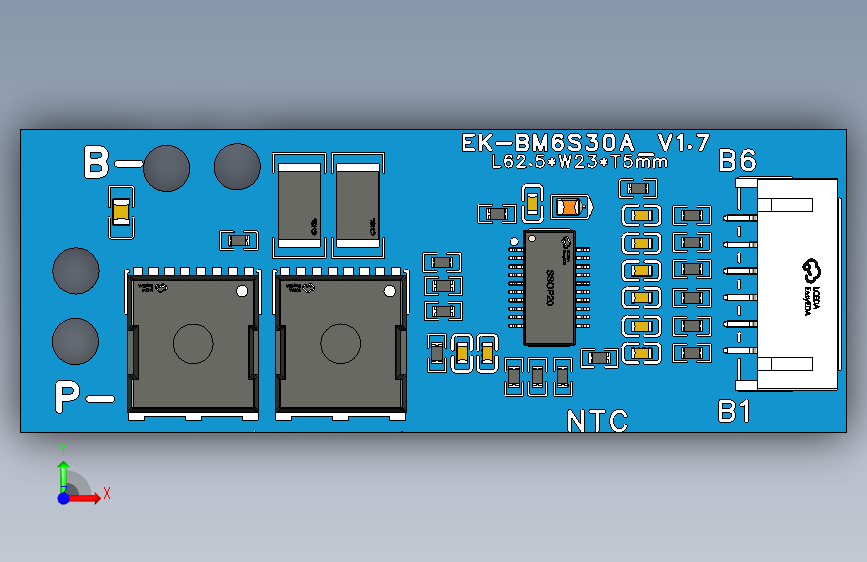 EK-BM6S30A_V1.7模块 正面视图