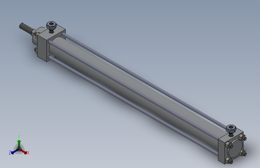 横拉杆液压缸40x18x506mm