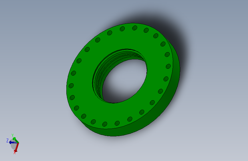 液压缸压盖（用于240mm缸杆）（带密封腔）