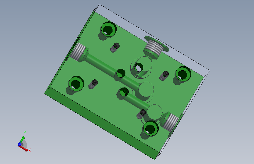 NG10-NG6电磁换向阀子板