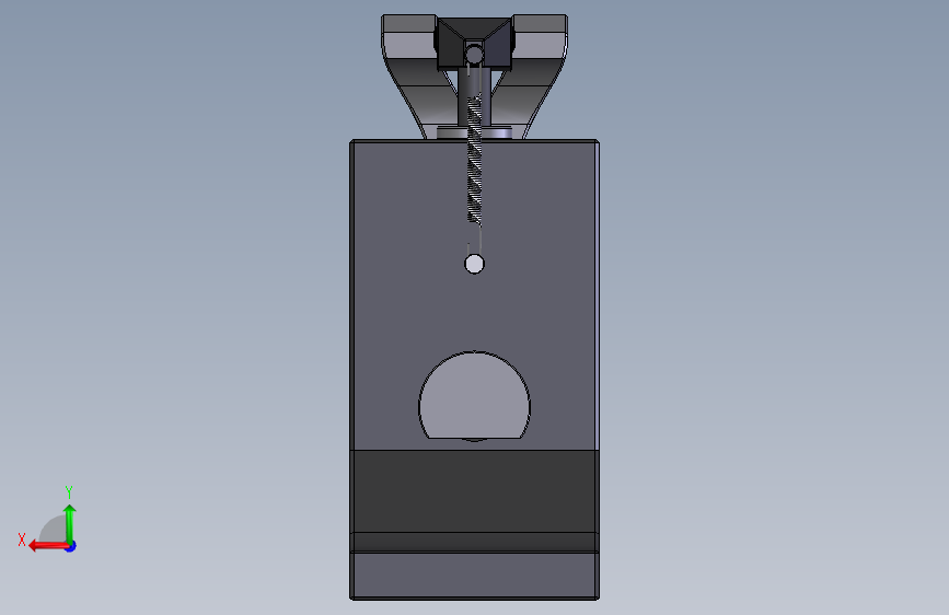 组合式夹紧器工装夹具1 STEP+IGS格式 背面视图