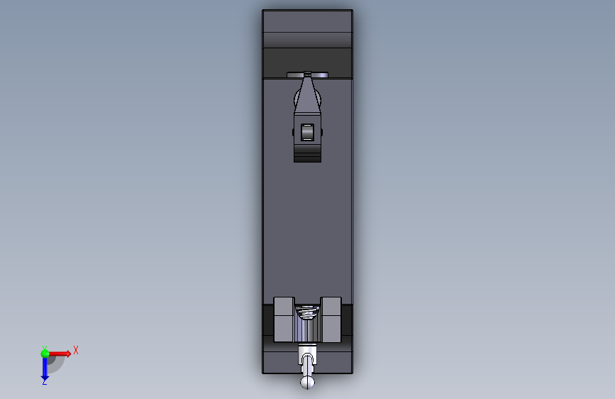 组合式夹紧器工装夹具1 STEP+IGS格式 俯视图