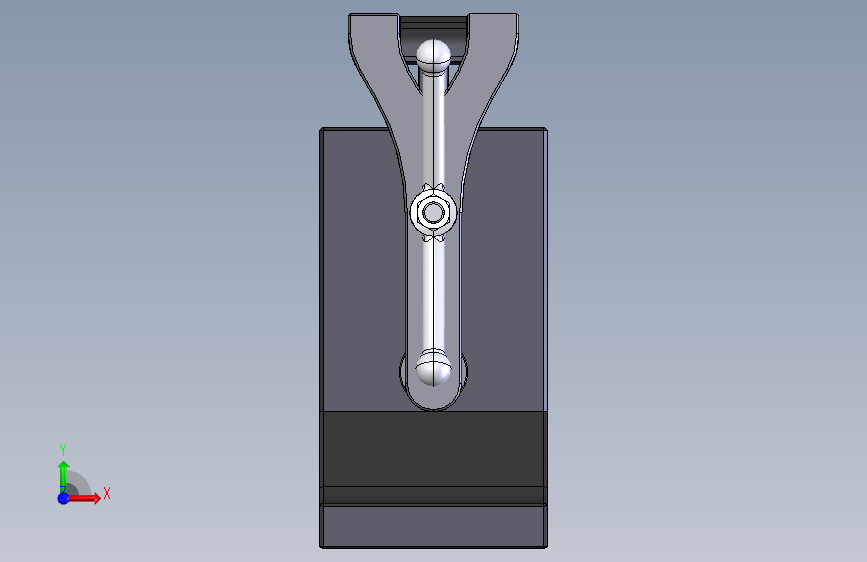组合式夹紧器工装夹具1 STEP+IGS格式 正面视图
