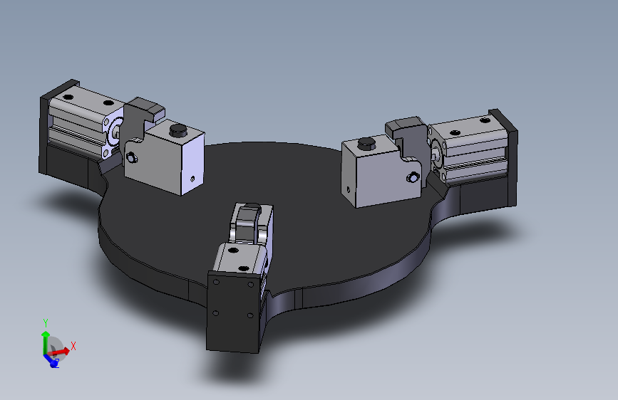 组合式夹紧器夹具 STEP+IGS格式