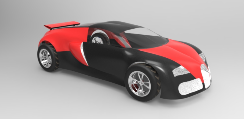 跑车外壳设计 catai