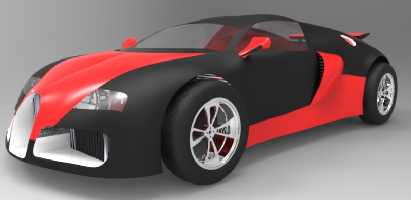 跑车外壳设计 catai