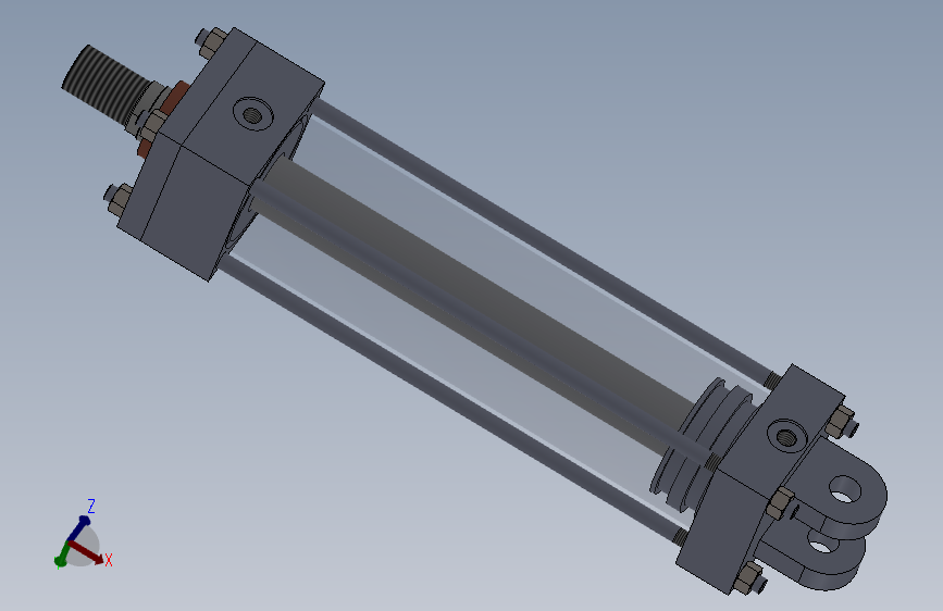 横拉杆液压缸（后眼）80x36x284mm