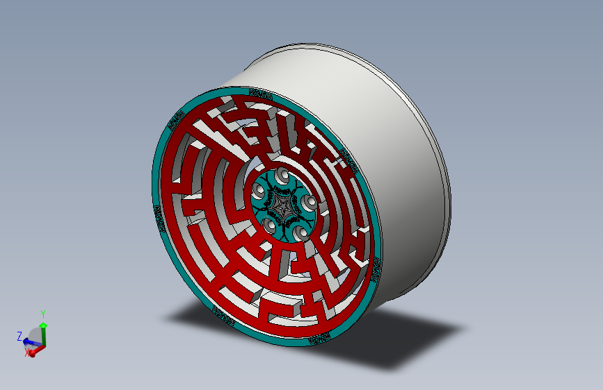 多好的图案啊！-9轮辋