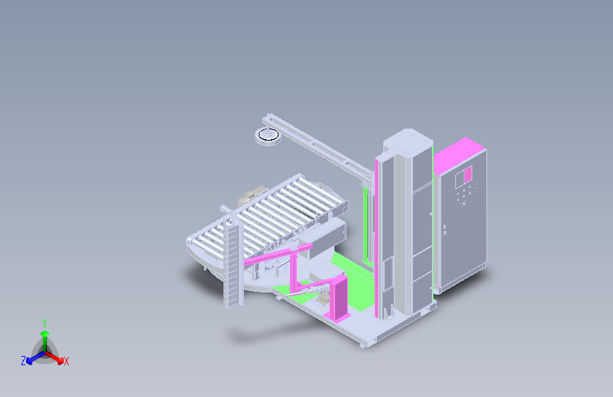 工业托盘自动缠绕包装机
