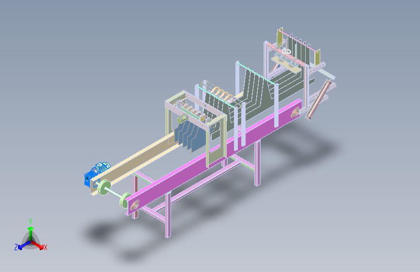 锂电极片自动缓存输送线