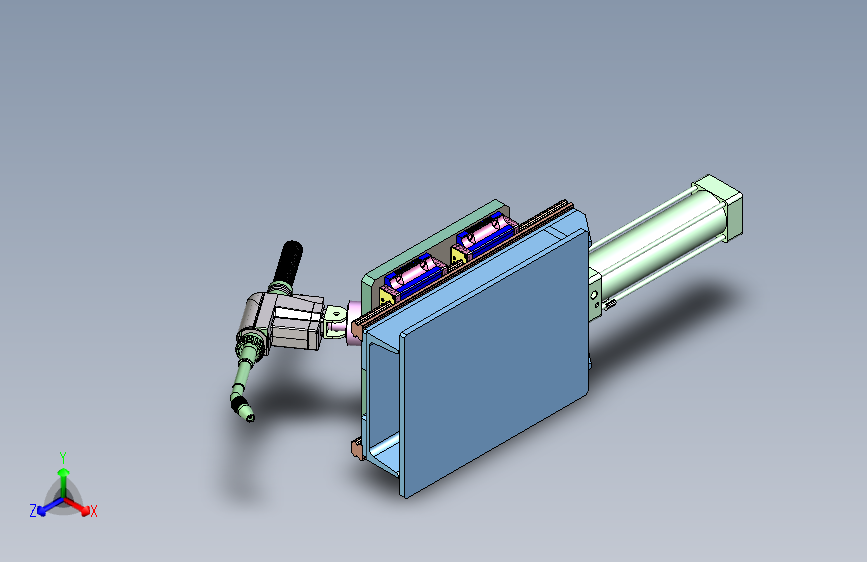 汽车底盘部件弧焊定位滑台