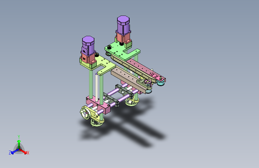 手机中框多工位调整滑台