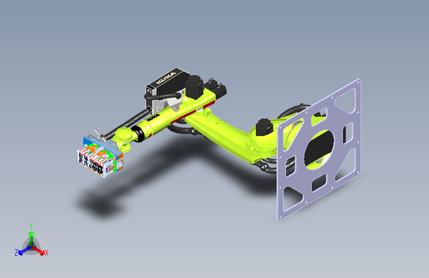 消费电子 PCB 板插件机械臂