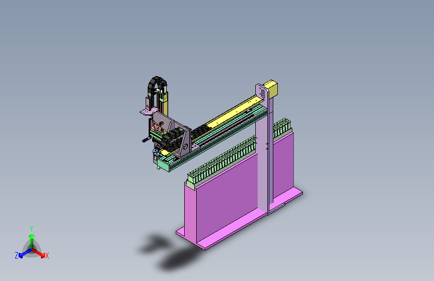 液晶面板玻璃基板搬运机械臂