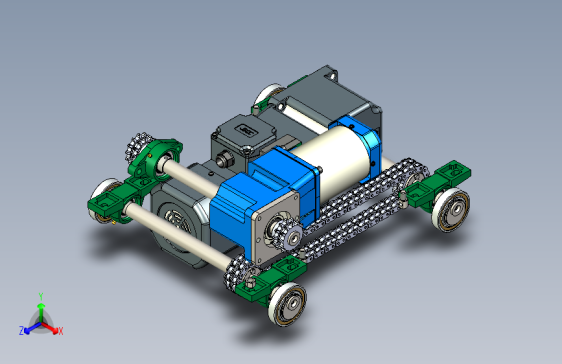 智能仓储堆垛机行走驱动单元
