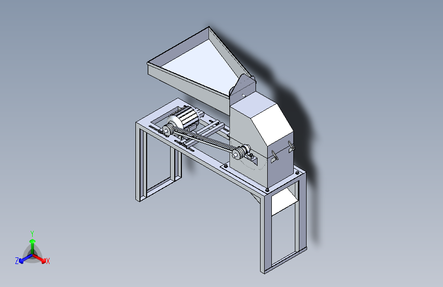 家禽肉质研磨机设计模型