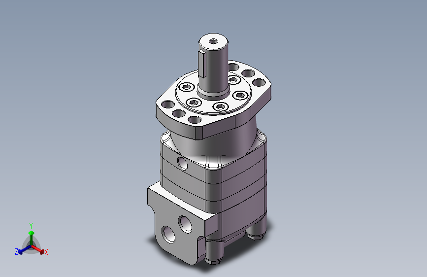 BM5摆线液压马达_MB5-125AMF-A
