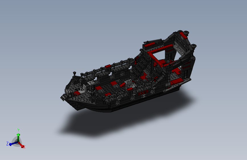 乐高积木加勒比海盗黑珍珠号