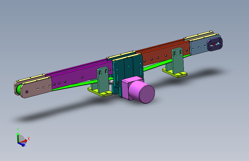 门锁输送皮带流水线