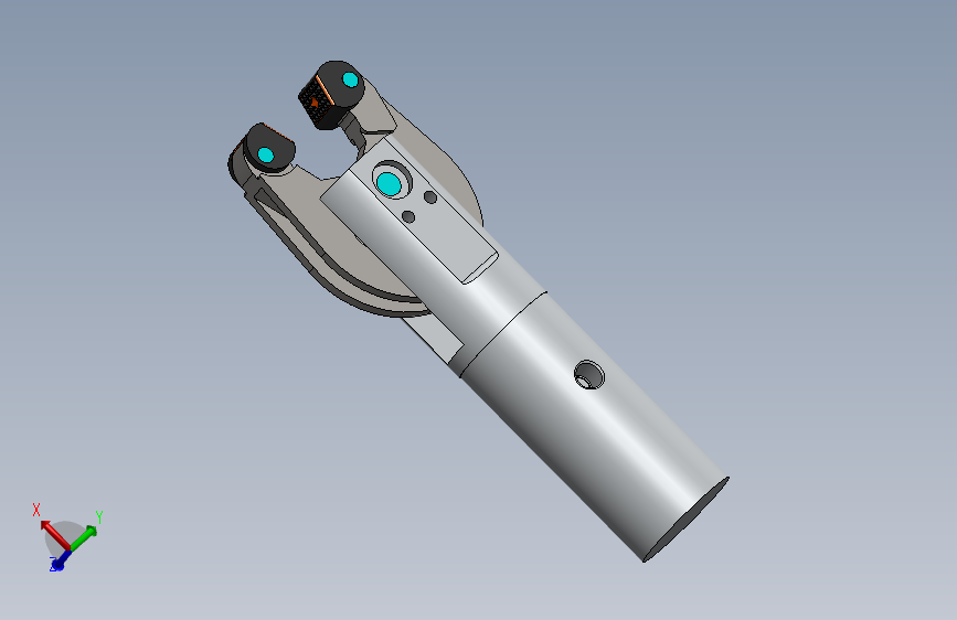 CSWA Gripper夹爪3D数模图纸 Solidworks设计