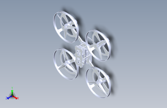 AeroLite四轴无人机结构