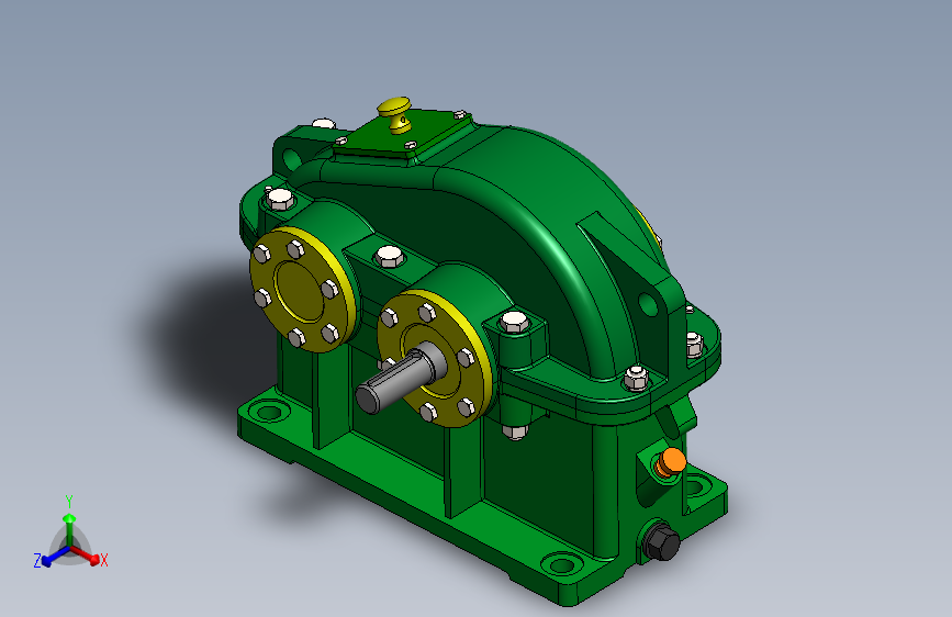 一级圆柱直齿轮减速机