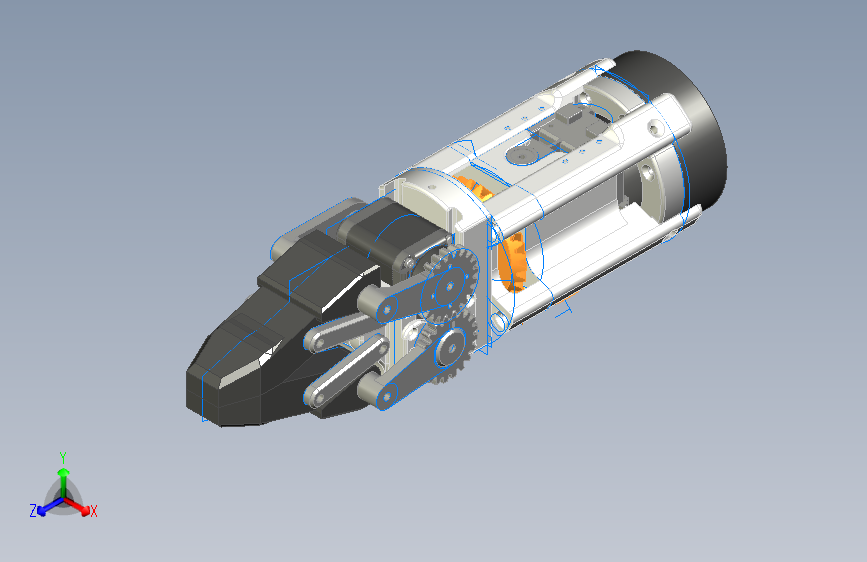 斜置齿轮箱机械臂