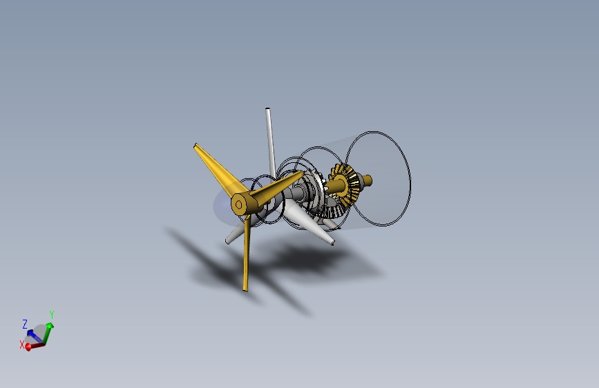 同轴螺旋桨传动机构