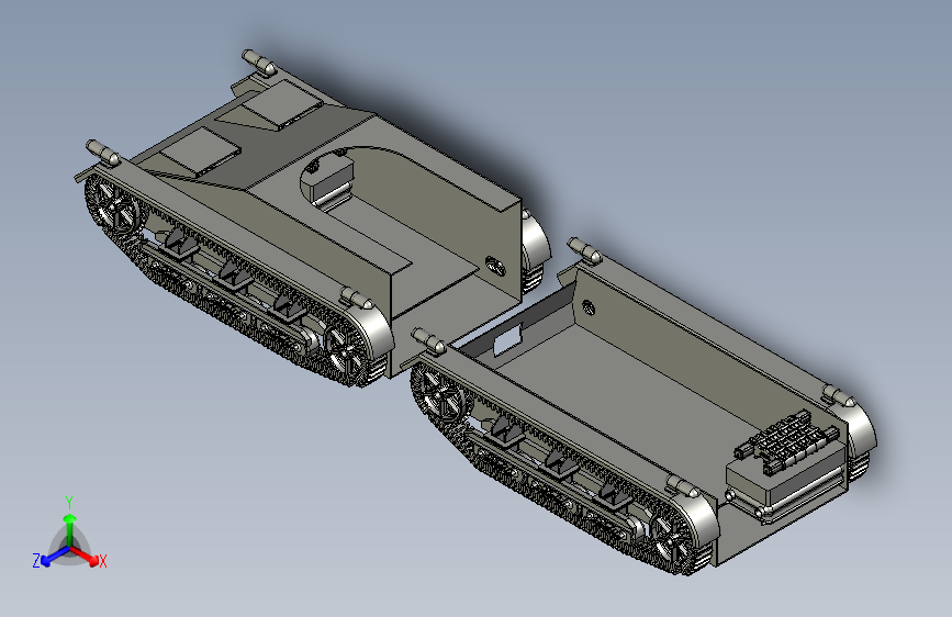 全地形通用履带车底盘