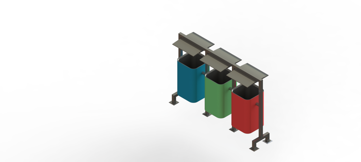 简易分类垃圾箱