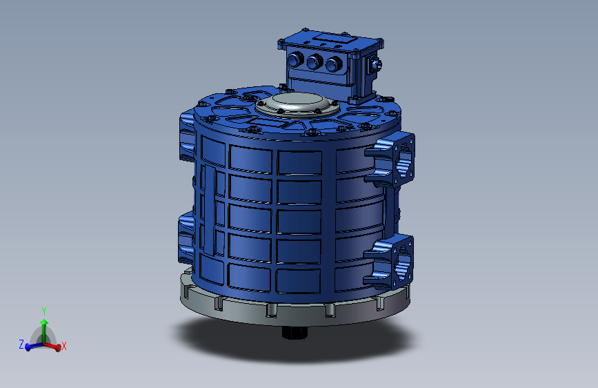 电动汽车水冷永磁同步电机SW源文件