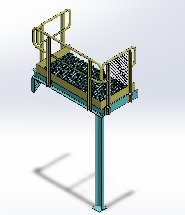 便携式检修平台延伸段