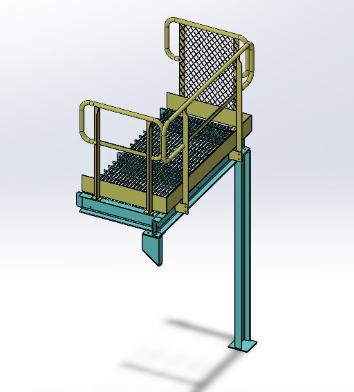 便携式检修平台延伸段