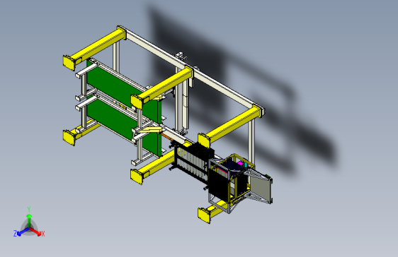 桁架码垛储料搬送机构