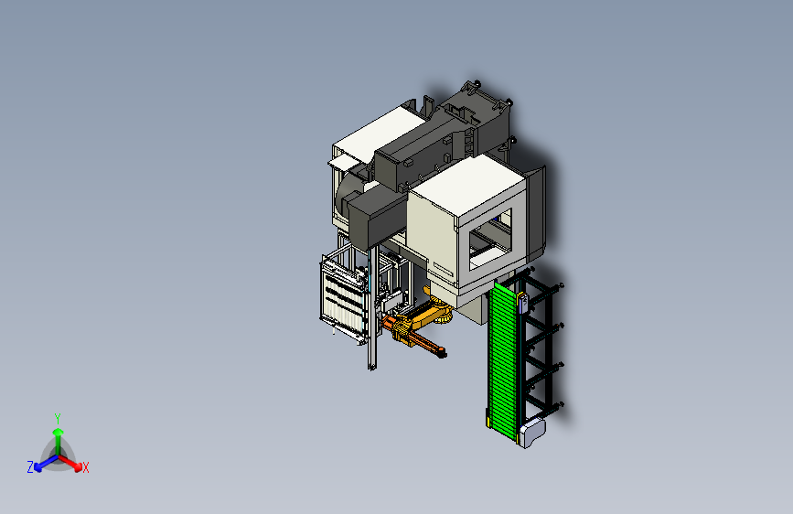 棒材自动上料 NC加工中心