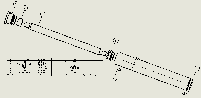 双作用液压缸90x60x595mm毫米